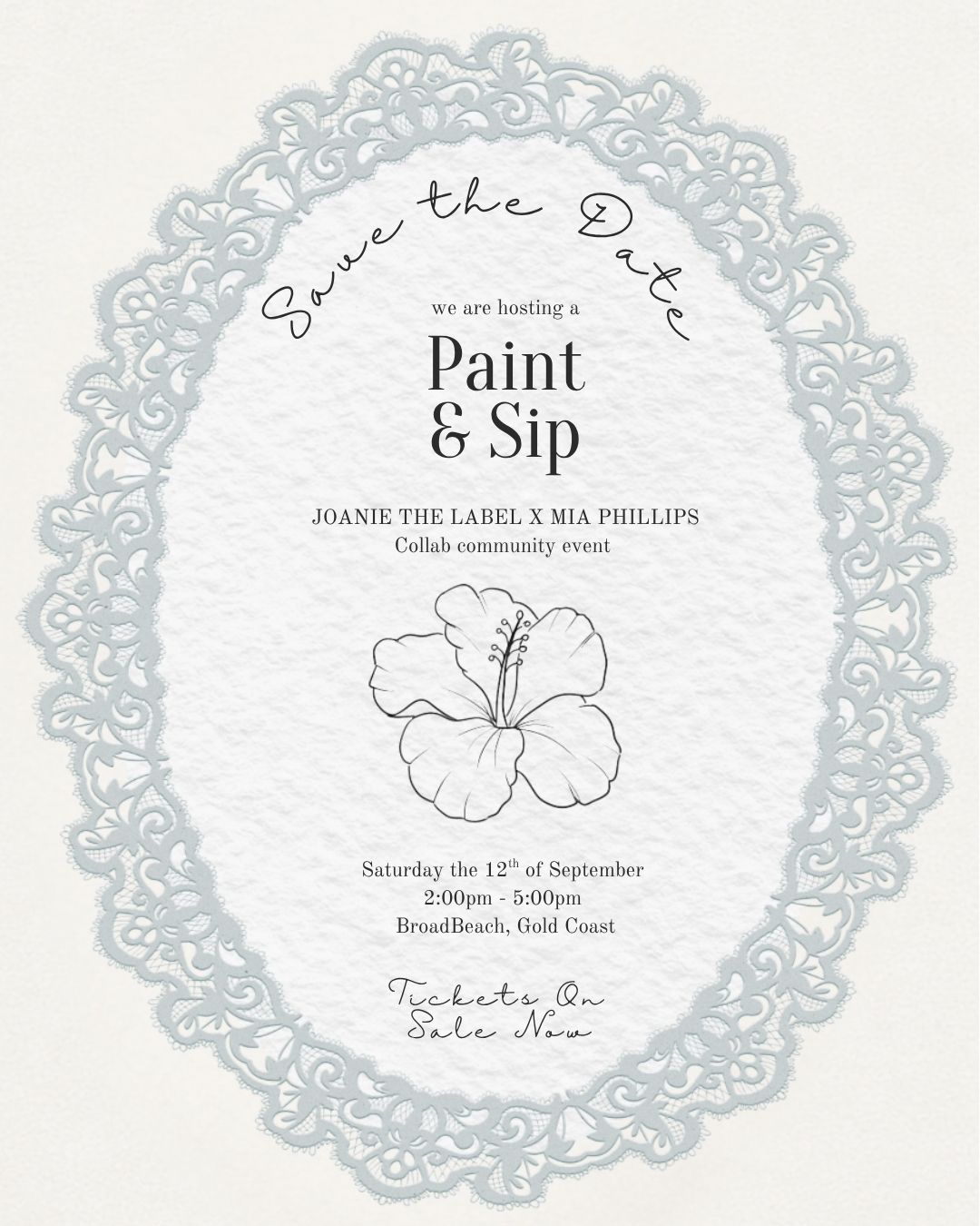 JOANIE X MIA PHILLIPS Paint and sip event Ticket