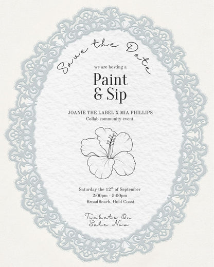 JOANIE X MIA PHILLIPS Paint and sip event Ticket
