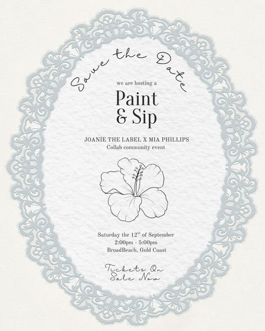 JOANIE X MIA PHILLIPS Paint and sip event Ticket