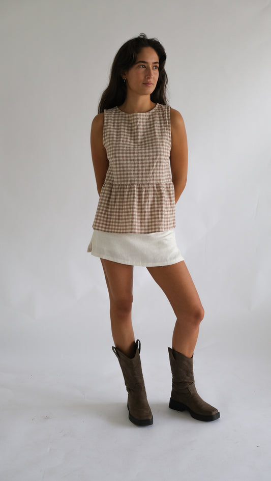 Nicole peplum top