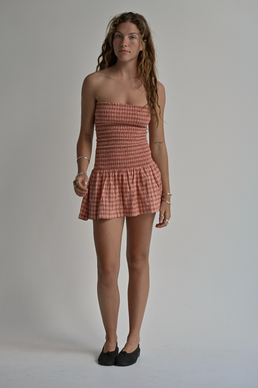 The Stevie dress (Ballet gingham)